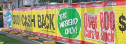 Fence Wrap Fabric Banner