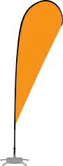 Tear Drop Flag Banner